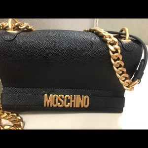 Moschino Pebbled Leather Crossbody bag